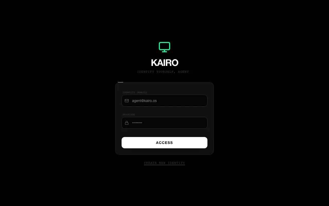 The live Kairo site